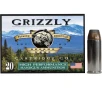 Grizzly Cartridge High Performance Handgun 45 Colt  Long Colt   P Ammo 300 Grain Bonded Flat Nose Box of 20