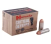 Hornady Critical Defense 45 Colt  Long Colt  Ammo 185 Grain Hornady FTX Polymer Tip Box of 20