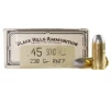 Black Hills Cowboy Action 45 S W Schofield Ammo 230 Grain Flat Nose Case of 500  10 Boxes of 50 