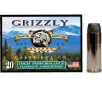 Grizzly Cartridge Bear Load 500 S W Magnum Ammo 440 Grain Flat Nose Box of 20