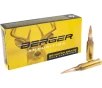 Berger Match Grade 6 5 Creedmoor Ammo 156 Grain Berger Elite Hunter Jacketed Hollow Point Box of 20
