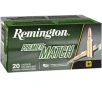 Remington Premier Match 6 8mm Remington SPC Ammo 115 Grain Sierra MatchKing Jacketed Hollow Point Box of 20