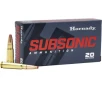 Hornady Subsonic 7 62x39mm Ammo 255 Grain Hornady Sub-X Polymer Tip Box of 20