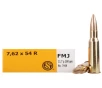 Sellier   Bellot 7 62x54mm Rimmed Russian Ammo 180 Grain Full Metal Jacket Case of 400  20 Boxes of 20 