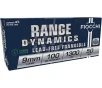 Fiocchi Shooting Dynamics 9mm Luger Ammo 100 Grain Frangible Round Nose Lead Free Box of 50