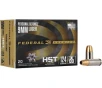 Federal Premium Personal Defense 9mm Luger Ammo 124 Grain Federal HST Jacketed Hollow Point Box of 20