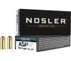 Nosler ASP 9mm Luger Ammo 147 Grain Jacketed Hollow Point Box of 50