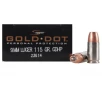 Speer Gold Dot 9mm Luger Ammo 115 Grain Bonded Jacketed Hollow Point Box of 20