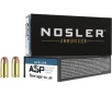 Nosler ASP 9mm Luger Ammo 115 Grain Jacketed Hollow Point Box of 50
