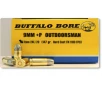 Buffalo Bore Outdoorsman 9mm Luger  P Ammo 147 Grain Flat Nose Box of 20