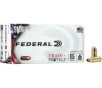 Federal Train   Protect 9mm Luger Ammo 115 Grain Federal Versatile Jacketed Hollow Point Box of 50