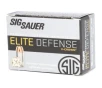 Sig Sauer Elite Performance 9mm Luger Ammo 115 Grain Sig V-Crown Jacketed Hollow Point Box of 20