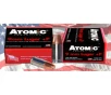 Atomic Ammunition 9mm Luger  P Ammo 124 Grain Jacketed Hollow Point Box of 20