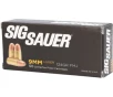 Sig Sauer Elite Performance 9mm Luger Ammo 124 Grain Full Metal Jacket Box of 50