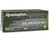 Remington Subsonic 9mm Luger Ammo 147 Grain Flat Nose Box of 50