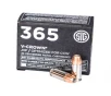 Sig Sauer 365 Elite Performance 9mm Luger Ammo 115 Grain Sig V-Crown Jacketed Hollow Point Box of 20