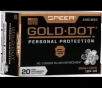 Speer Gold Dot 9mm Luger Ammo 124 Grain Bonded Jacketed Hollow Point Case of 200  10 Boxes of 20 