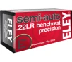 Eley Semi-Auto Benchrest Precision 22LR Ammo 40 Grain Round Nose Box of 500  10 Boxes of 50 