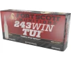 Fort Scott Munitions TUI 243 Winchester Ammo 80 Grain Solid Lead Free Box of 20