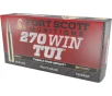 Fort Scott Munitions TUI 270 Winchester Ammo 130 Grain Solid Lead Free Box of 20