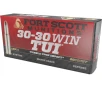 Fort Scott Munitions TUI 30-30 Winchester Ammo 130 Grain Solid Lead Free Box of 20