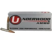 Underwood 300 AAC Blackout Ammo 115 Grain Lehigh Controlled Chaos Fragmenting Hollow Point Lead Free Box of 20