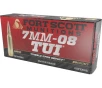 Fort Scott Munitions TUI 7mm-08 Remington Ammo 120 Grain Solid Lead Free Box of 20