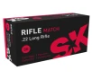 SK Rifle Match 22LR Ammo 40 Grain Round Nose Box of 50