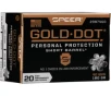 Speer Gold Dot Short Barrel 40 S W Ammo 180 Grain Bonded Jacketed Hollow Point Box of 20