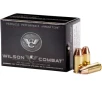 Wilson Combat 9mm Luger  P Ammo 124 Grain Hornady XTP Jacketed Hollow Point Box of 20