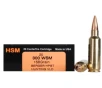 HSM Trophy Gold 300 Winchester Short Magnum  WSM  Ammo 168 Grain Berger Hunting VLD  Very Low Drag  Jacketed Soft Point Box of 20