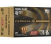 Federal Premium 45 Colt  Long Colt  Ammo 210 Grain Federal Hydra-Shok Deep Jacketed Hollow Point Case of 200