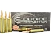Choice Ammunition 28 Nosler Ammo 180 Grain Berger Hunting VLD  Very Low Drag  Jacketed Hollow Point Box of 20