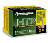 Remington High Terminal Performance  HTP  9mm Luger  P Ammo 115 Grain Jacketed Hollow Point Box of 20