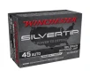 Winchester Silvertip Defense 45 ACP Ammo 185 Grain Winchester Silvertip Jacketed Hollow Point Box of 20