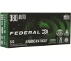 Federal American Eagle IRT 380 ACP Ammo 70 Grain Flat Nose Lead Free Case of 500  10 Boxes of 50 
