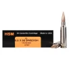 HSM Trophy Gold 6 5x55mm Swedish Mauser Ammo 140 Grain Berger Hunting VLD  Very Low Drag  Jacketed Hollow Point Box of 20