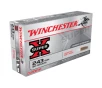 Winchester Super X 243 Winchester Ammo 80 Grain Jacketed Soft Point Box of 20