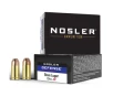 Nosler Defense 9mm Luger  P Ammo 124 Grain Bonded Jacketed Hollow Point Box of 20