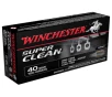 Winchester Super Clean NT 40 S W Ammo 120 Grain Winchester Super Clean Full Metal Jacket Lead Free Case of 500  10 Boxes of 50 