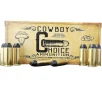 Choice Cowboy 45 Colt  Long Colt  Ammo 180 Grain Flat Nose Box of 50