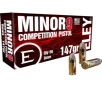 Eley Minor 9 Competition 9mm Luger Ammo 147 Grain Full Metal Jacket Box of 50