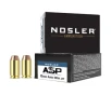 Nosler ASP 10mm Auto Ammo 180 Grain Jacketed Hollow Point Box of 20