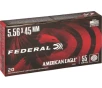 Federal Premium American Eagle 5 56x45mm NATO Ammo 55 Grain Full Metal Jacket Case of 500  25 Boxes of 20 