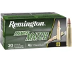 Remington Premier Match 223 Remington Ammo 62 Grain Jacketed Hollow Point Box of 20