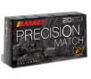 Barnes Precision Match 6mm Creedmoor Ammo 112 Grain Barnes Open Tip Match Jacketed Hollow Point Box of 20