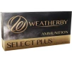 Weatherby Select Plus 25 Weatherby RPM Ammo 107 Grain Hammer Custom Solid Hollow Point Lead Free Box of 20