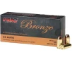PMC Bronze 32 ACP Ammo 60 Grain Jacketed Hollow Point Box of 50