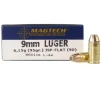 Magtech 9mm Luger Ammo 95 Grain Jacketed Soft Point Case of 1000  20 Boxes of 50 