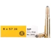 Sellier   Bellot 8x57mm Rimmed J Mauser  318 Diameter  Ammo 196 Grain Jacketed Soft Point Box of 20